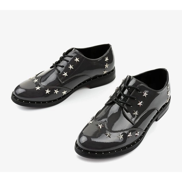 Harmaat naisten kengät C18-37117 1