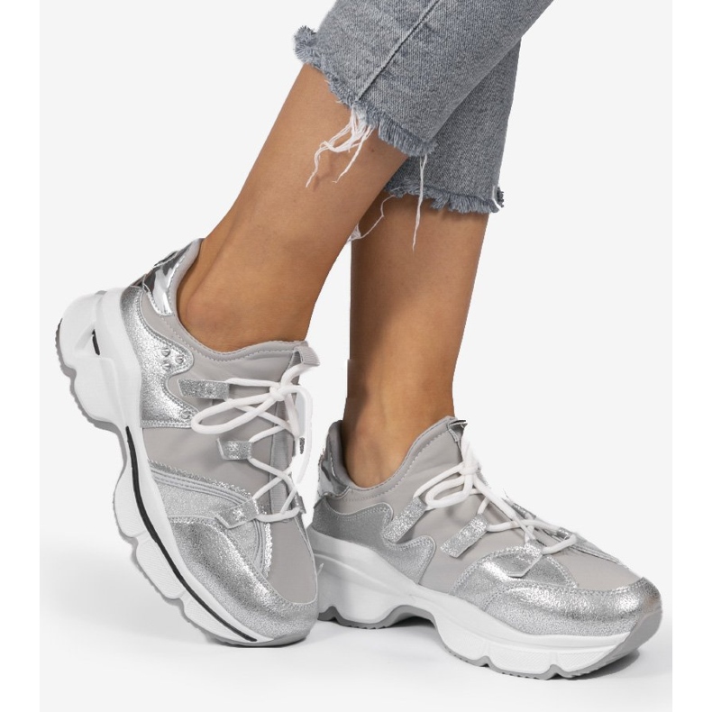 Harmaat Lycra -lenkkarit C947 1 Harmaat Lycra -lenkkarit C947 1