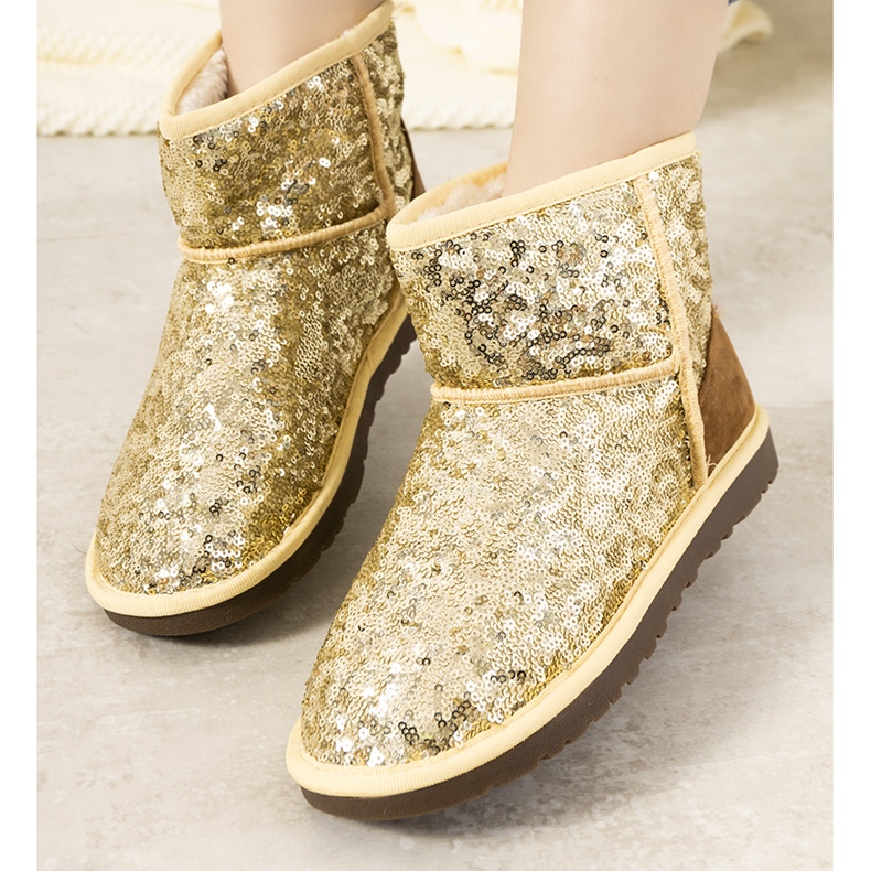 Beige eristetyt saappaat, emutyyppi Autumnnow 1