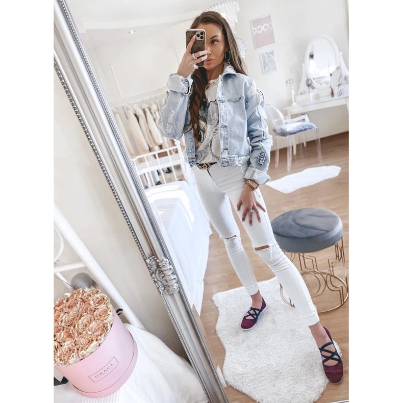 Vaaleanpunaiset kangasbalerinat LD8E07 laivastonsininen vaaleanpunainen 1