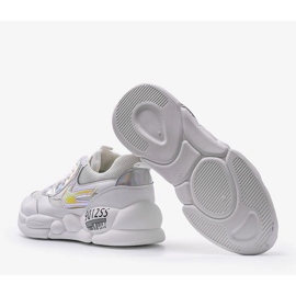 Naisten valkoiset holo-lenkkarit BO-253 valkoinen 1