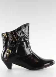 Saappaat jousella 5196-3V mustalakka 1