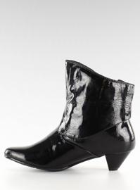 Saappaat jousella 5196-3V mustalakka 2