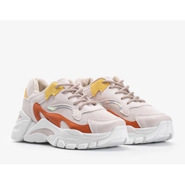 Lesly beige urheilutossut 1