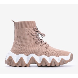 Khaki Gisselle -sukat beige 1