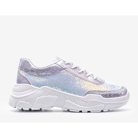 Naisten Carson -hopeiset urheilukengät hopea 1