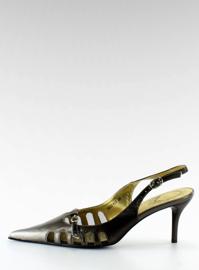 Korkokengät avoimella korolla 39555-41V musta 1