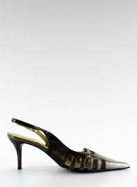 Korkokengät avoimella korolla 39555-41V musta 2