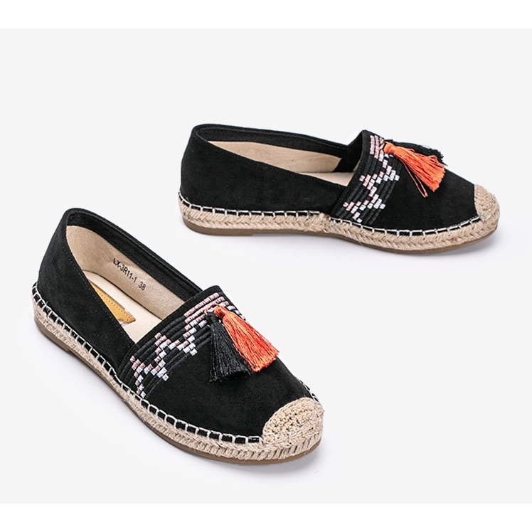 Mustat espadrillit Alyana -tupsulla 1