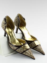 Koristeelliset pumput 51589-36 ruskeat 1