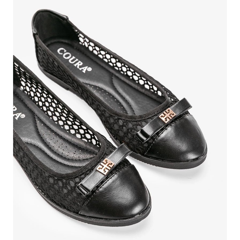 Kaleyn mustat avoimet ballerinat 1