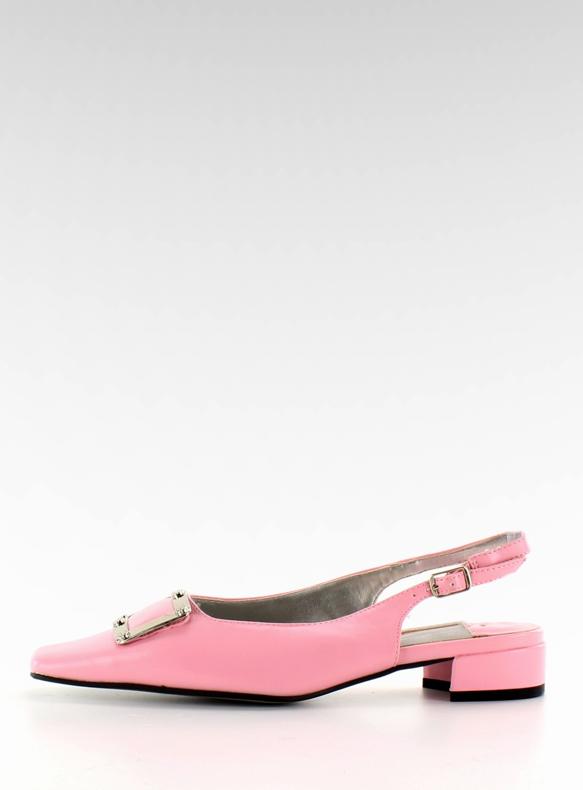 Pumput, joissa solki 1922-27 vaaleanpunainen 2