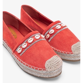 Oranssit espadrillit, joissa on Sea Side -kuoret 1