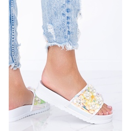 Roma valkoiset holografiset tossut valkoinen 1