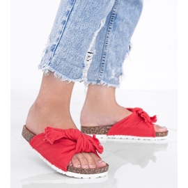 Punaiset sandaalit Martennin korkkipohjassa punainen 1