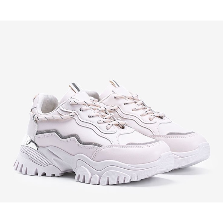 Beige lenkkarit paksulla Desiare -pohjalla 1