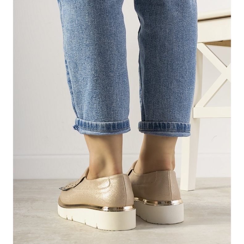 Liukuvat hopeakengät GF-FD9-nastoilla kultainen 2