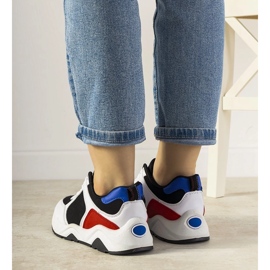 BM Mustavalkoiset lenkkarit, joissa värilliset harjoitusosat valkoinen 1