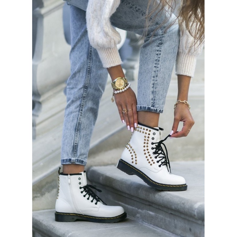 Valkoiset Marten -nastatut laukut valkoinen 1