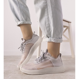 Alicanten harmaat läpinäkyvät urheilukengät 2