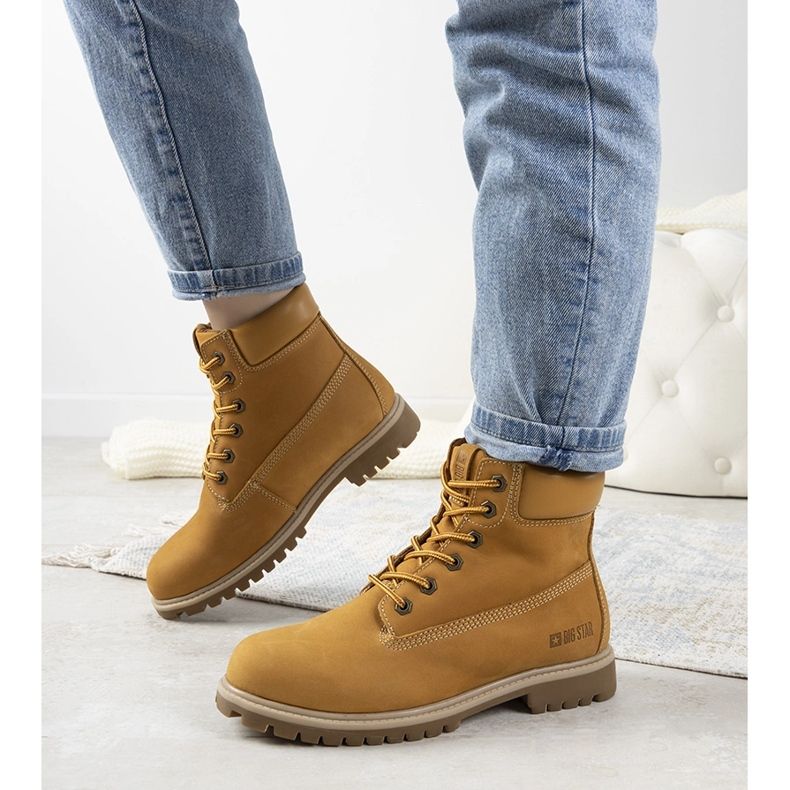 Big Star Amitee camel naisten vaelluskengät ruskea 1