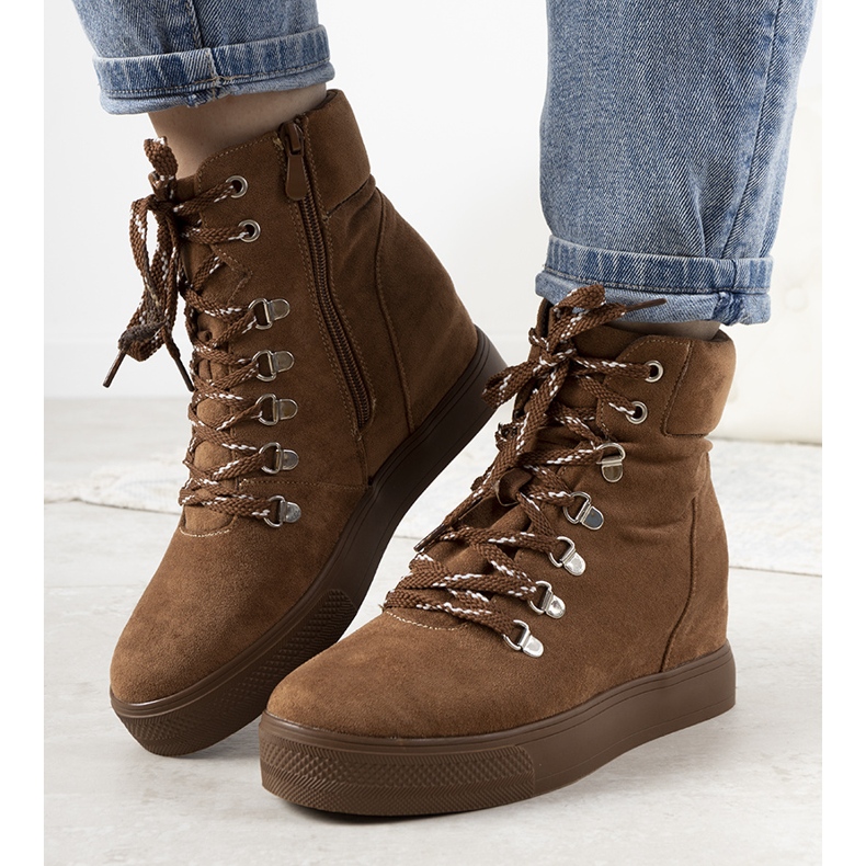 Carmonan talvikamelin lenkkarit ruskea 1