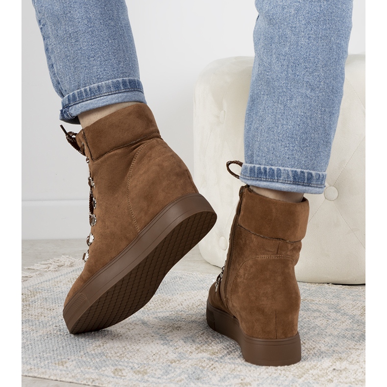 Carmonan talvikamelin lenkkarit ruskea 2