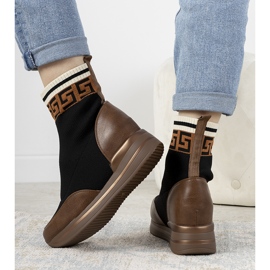 Wanda ruskeat kiilakengät musta 1