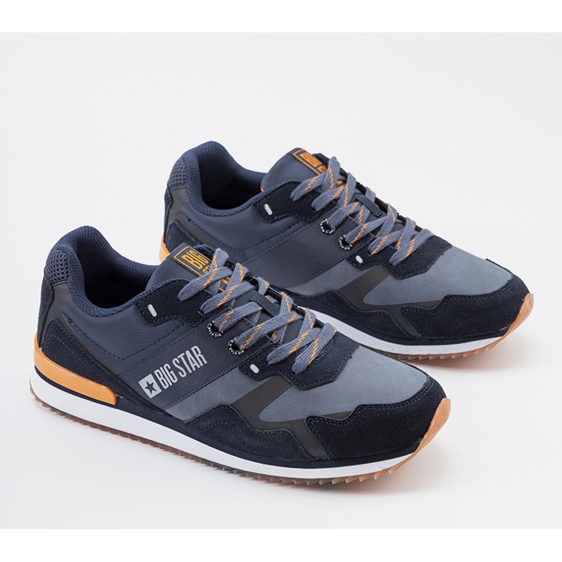 Big Star tummansininen Acosta miesten urheilukengät 1