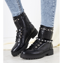 Mustat litteät Lapierre -saappaat 1