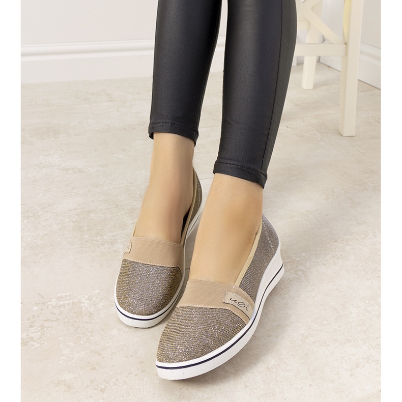 Golden Burris wedge -lenkkarit kultainen 2