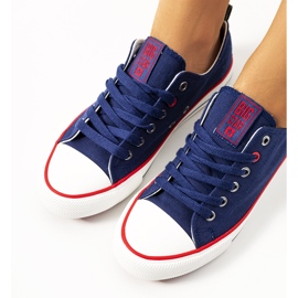 Klassiset laivastonsiniset lenkkarit Big Star JJ274121 sininen 1