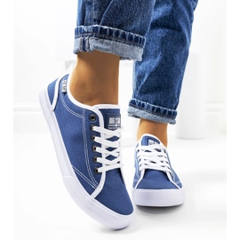 Big Star laivastonsiniset naisten tennarit 274834 sininen 1