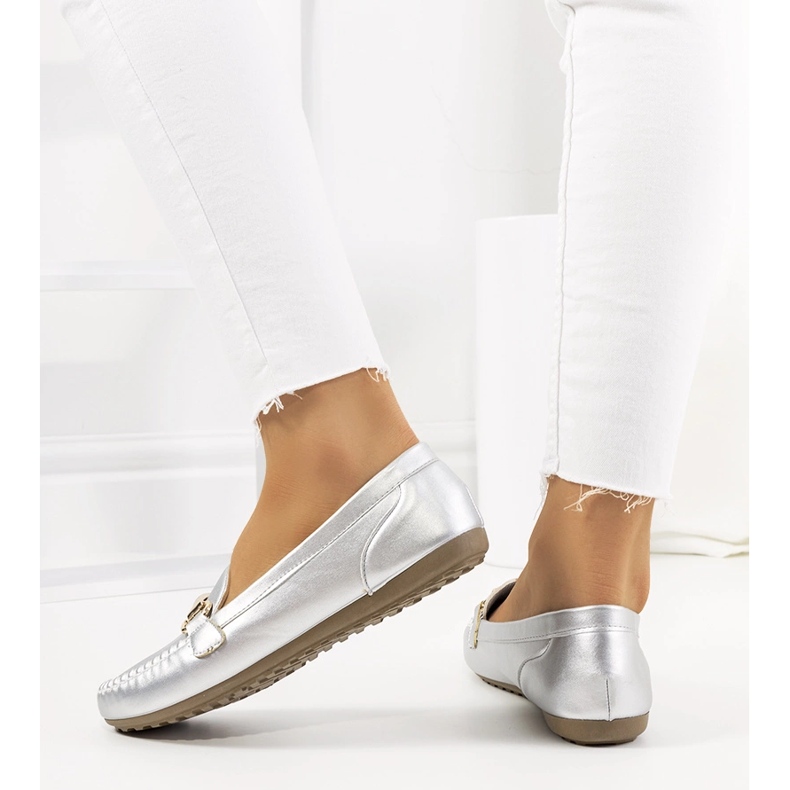 Ilana naisten hopeiset housut hopea 1