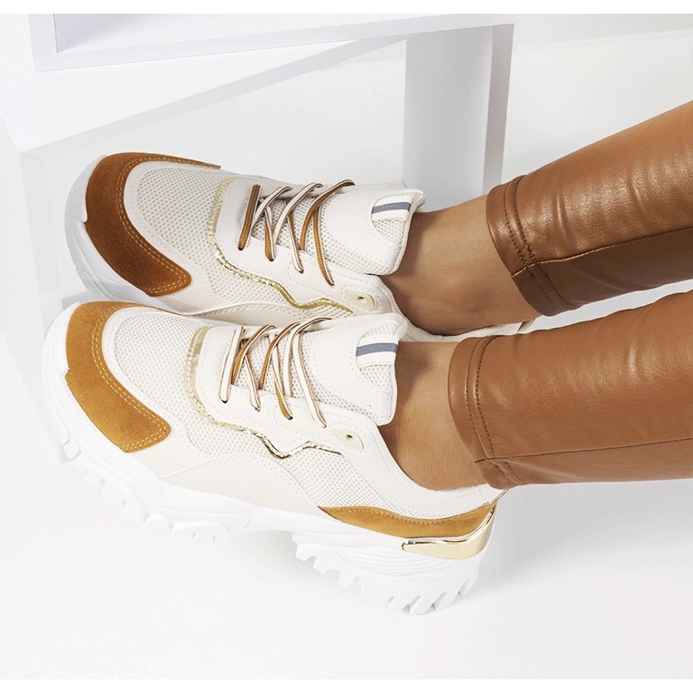 Osorio beige urheilukengät 2