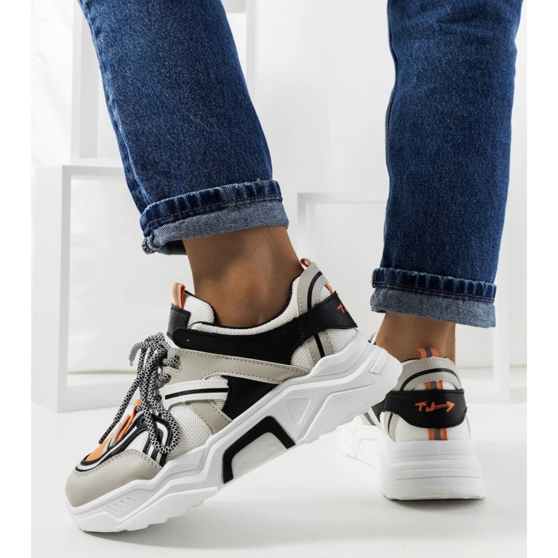 Delois naisten harmaat tennarit musta 1