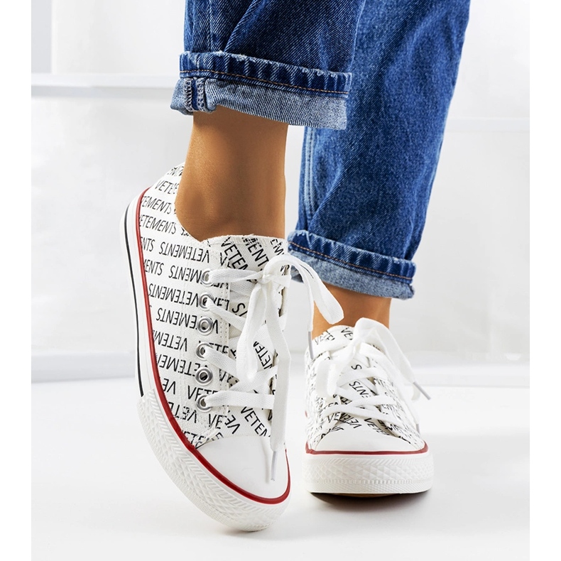 Naisten valkoiset Ellis-lenkkarit valkoinen 1