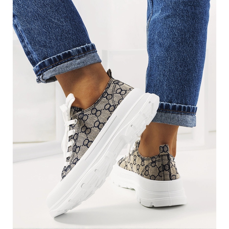 Siniset ja beigenväriset Waters-lenkkarit 1