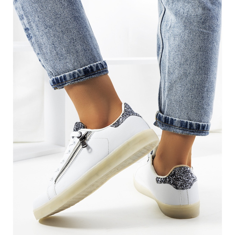 Valkoiset Caldwell led-lenkkarit valkoinen hopea 2