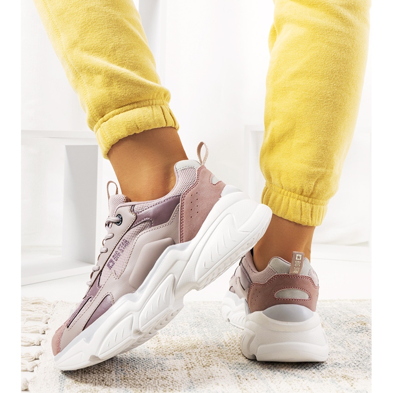 Purppuraiset tennarit Big Star HH274258 violetti vaaleanpunainen 1