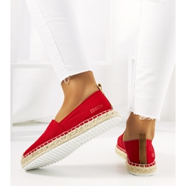 Red Big Star naisten espadrillit HH274494 punainen 1