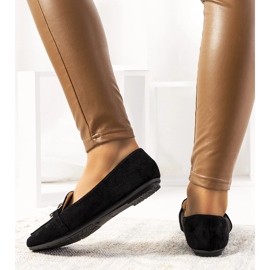 Hattien mustat loaferit neliömäisellä kärjellä 1