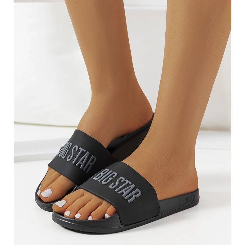 Mustat naisten tossut Big Star FF274A200 906 1