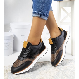 Naisten mustat Chiara-lenkkarit ruskea 1