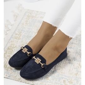 Tummansiniset housut Cardoso-soljella sininen 1