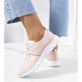 Enid Pink holografiset kouluttimet vaaleanpunainen 1