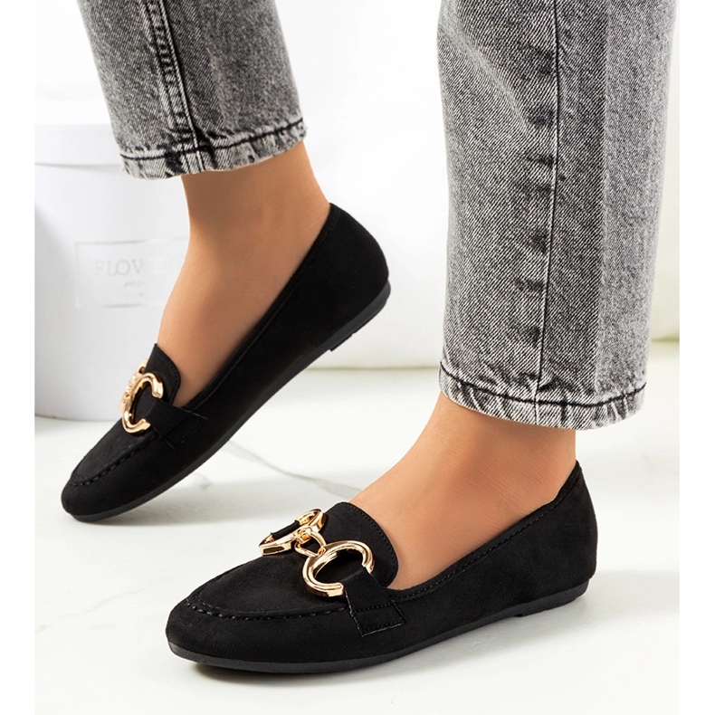 Mustat loaferit Castor-soljella 1