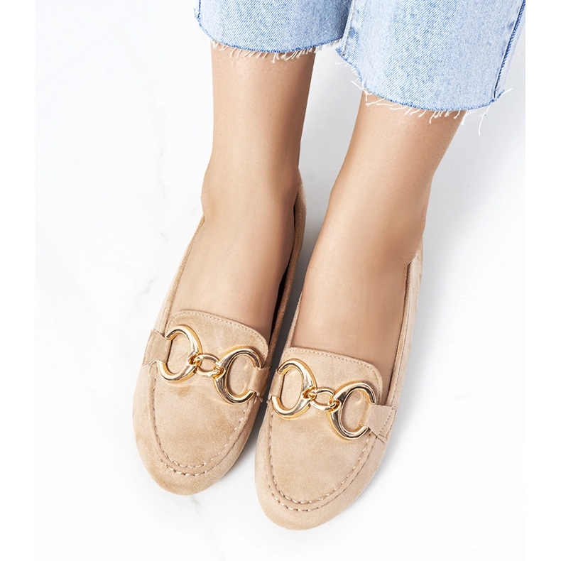 Beiget loaferit Castor-soljella 1