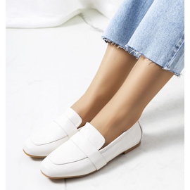 Vaahtera naisten valkoiset nahkakengät valkoinen 1