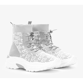 Harmaat naisten Erma-lenkkarit valkoinen 1